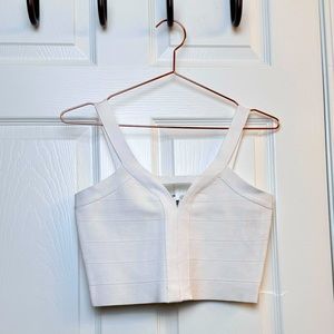 Guess Mirage Bandage Cropped Tank
